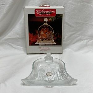 Frosted crystal Bell Plate